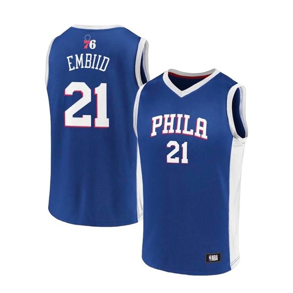 NBA Men’s TX3 Cool Philadelphia 76ers Joel Embiid Jersey Size Med NBA Jersey - Picture 2 of 12